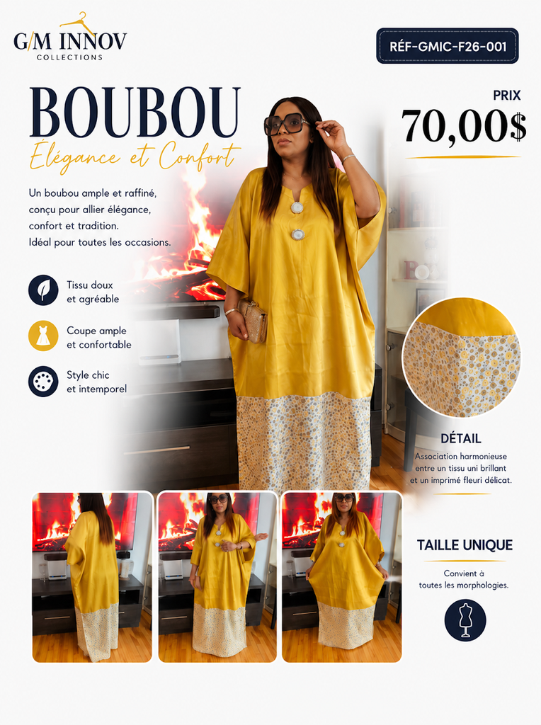 [GMIC-F26-001] Tenue africaine authentique