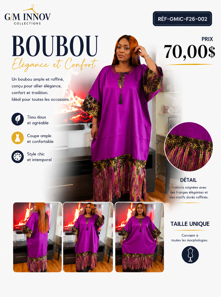 [GMIC-F26-002] Tenue africaine authentique