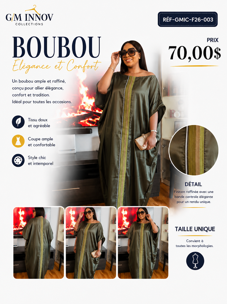 [GMIC-F26-003] Tenue africaine authentique