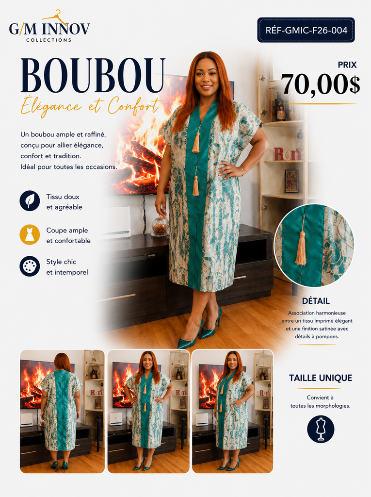 [GMIC-F26-004] Tenue africaine authentique