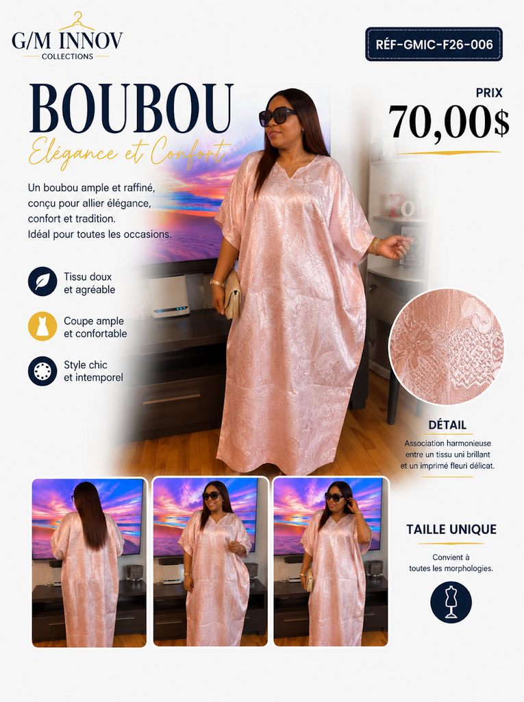 [GMIC-F26-006] Tenue africaine authentique