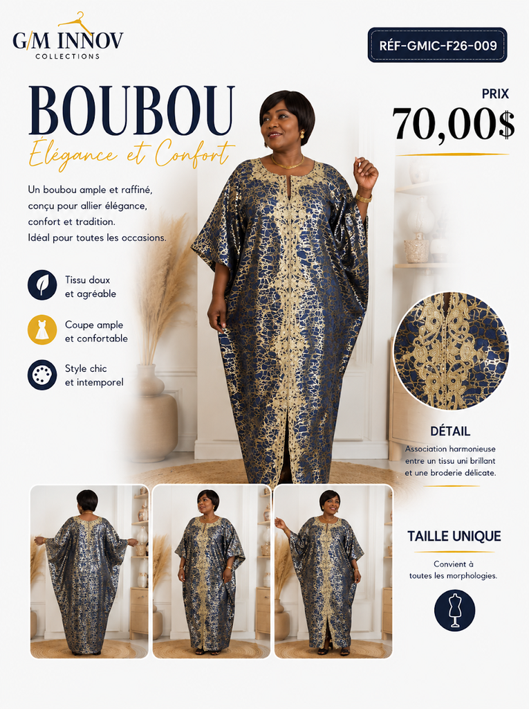 [GMIC-F26-009] Tenue africaine authentique
