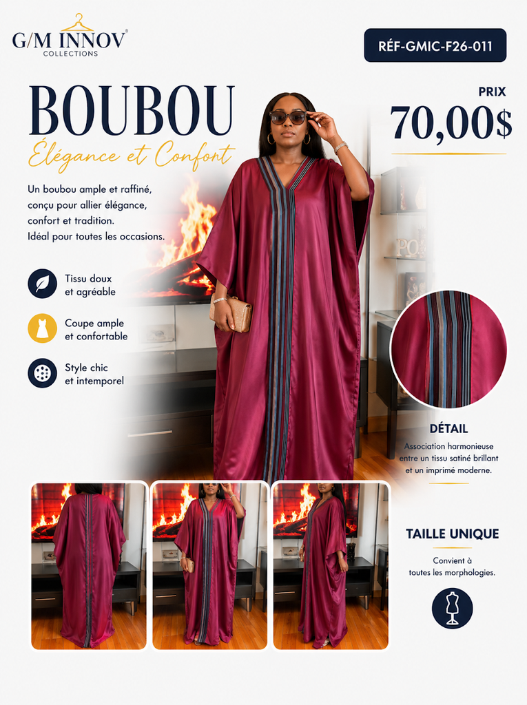 [GMIC-F26-011] Tenue africaine authentique