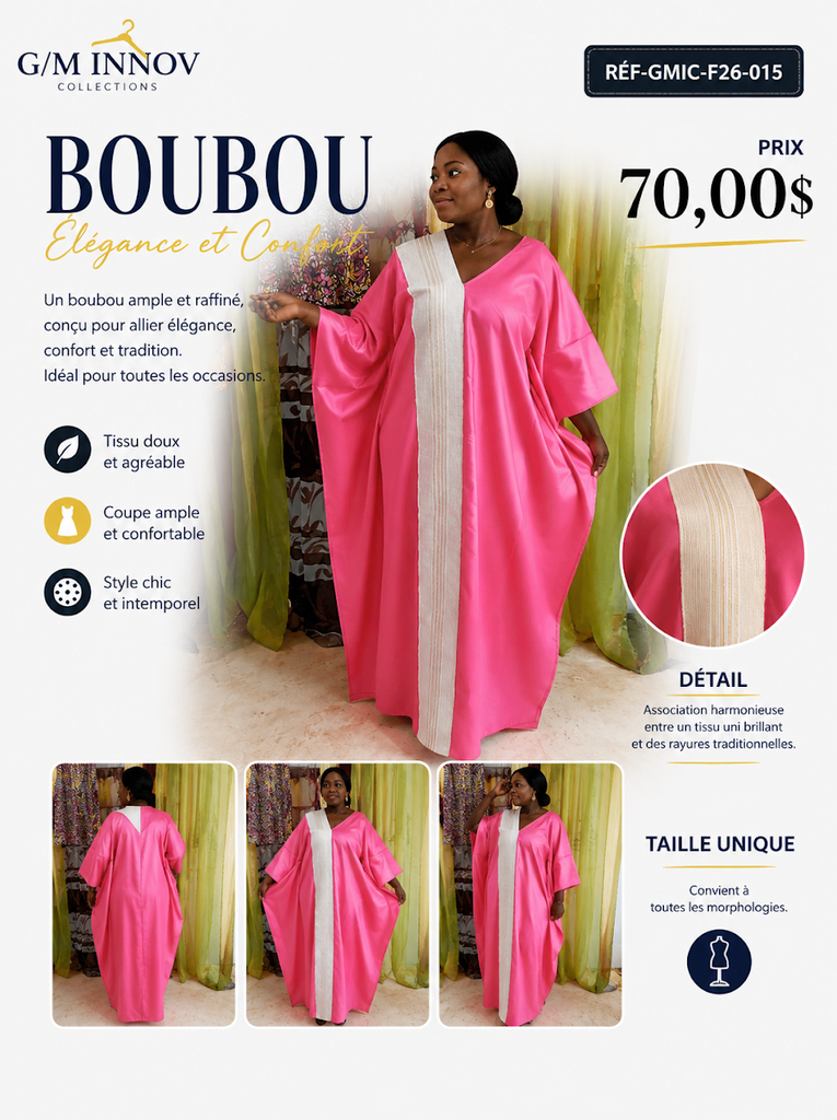 [GMIC-F26-015] Tenue africaine authentique
