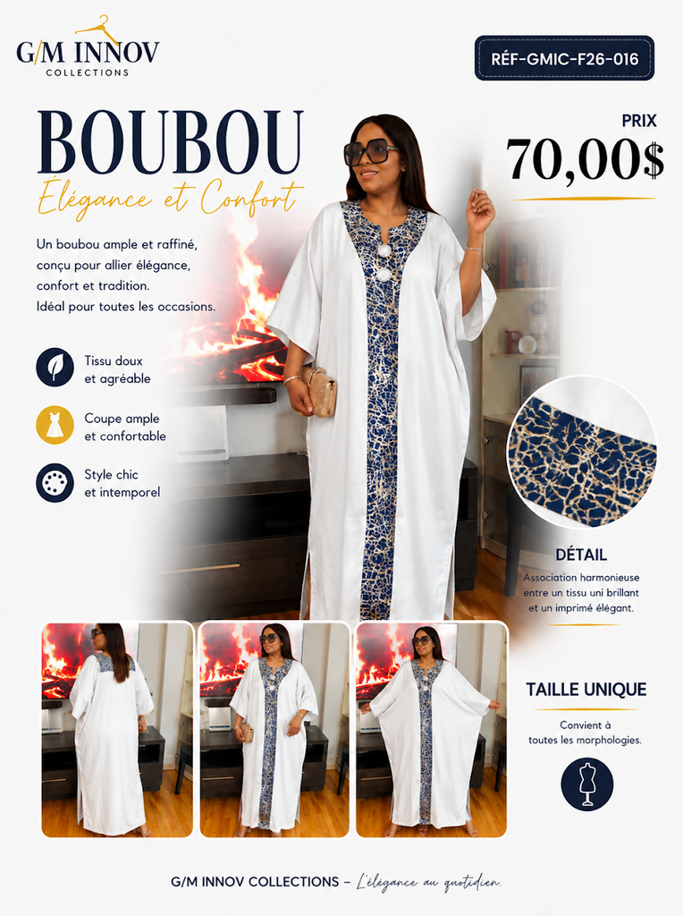 [GMIC-F26-016] Tenue africaine authentique