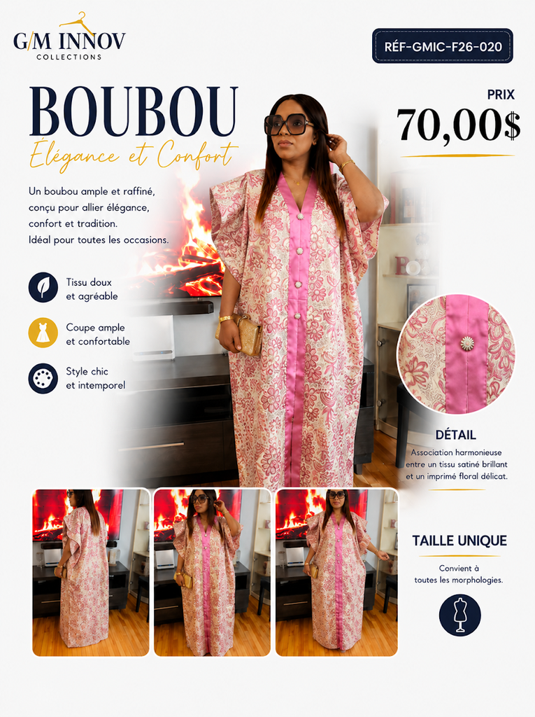 [GMIC-F26-020] Tenue africaine authentique