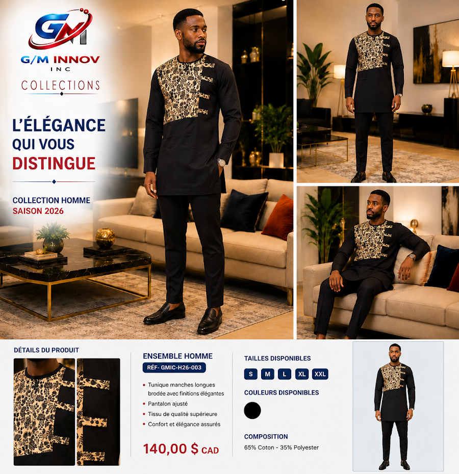 [GMIC-H26-003] Tenue africaine authentique