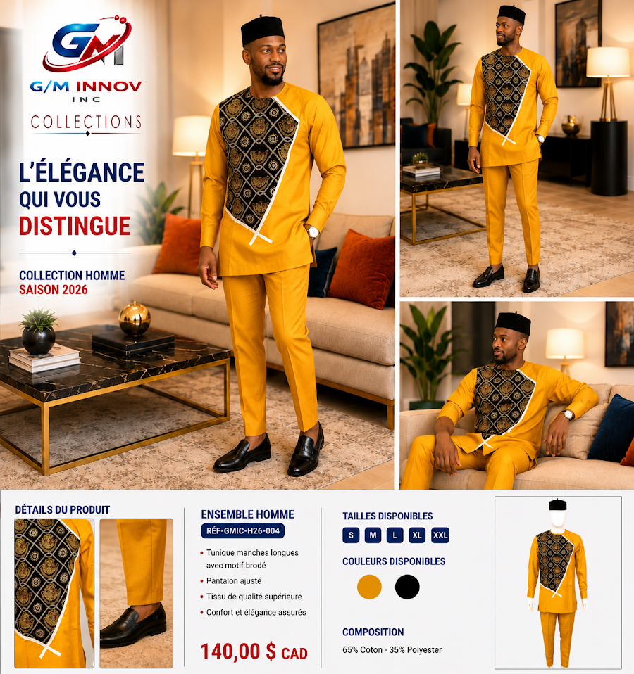 [GMIC-H26-004] Tenue africaine authentique