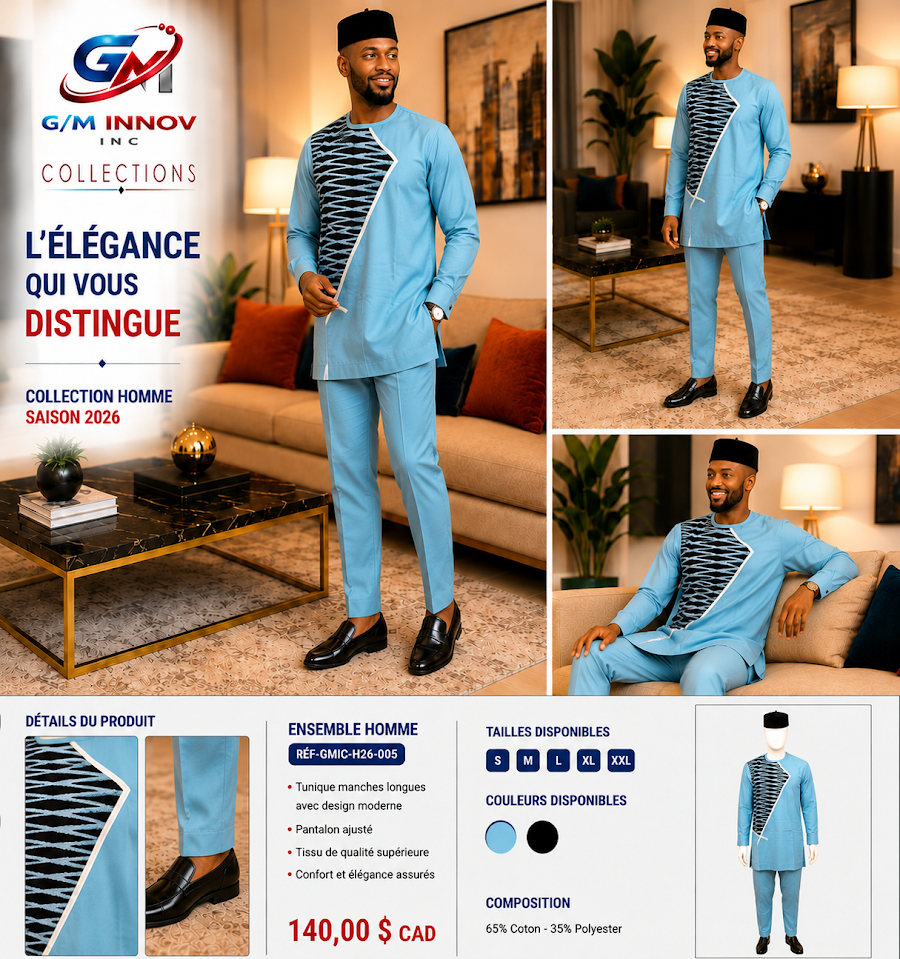 [GMIC-H26-005] Tenue africaine authentique