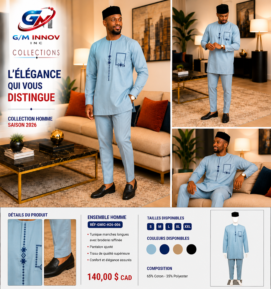 [GMIC-H26-006] Tenue africaine authentique