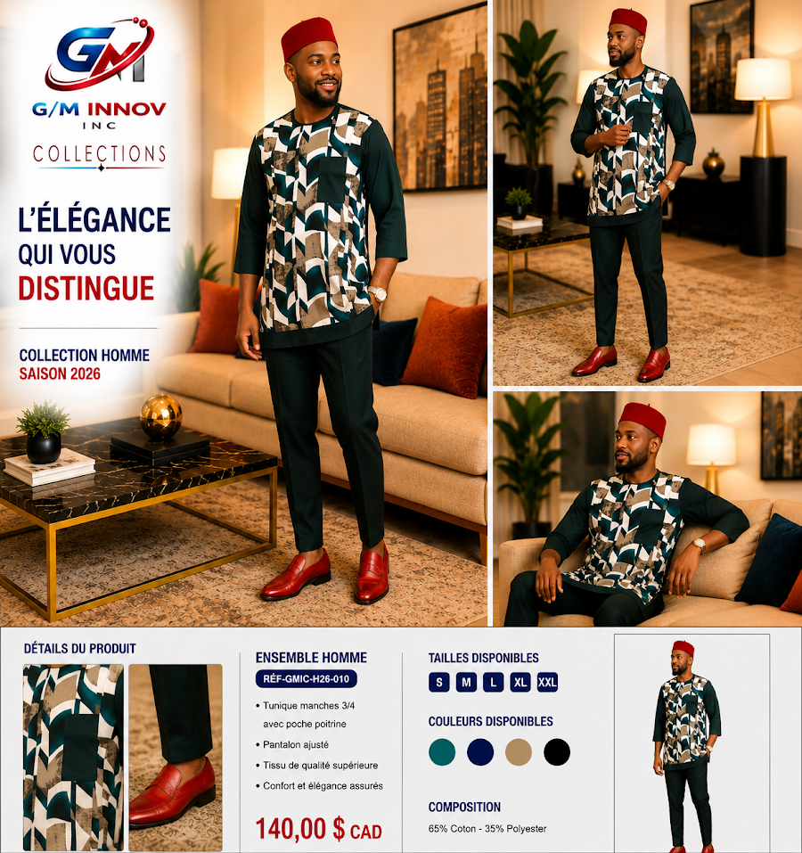 [GMIC-H26-010] Tenue africaine authentique