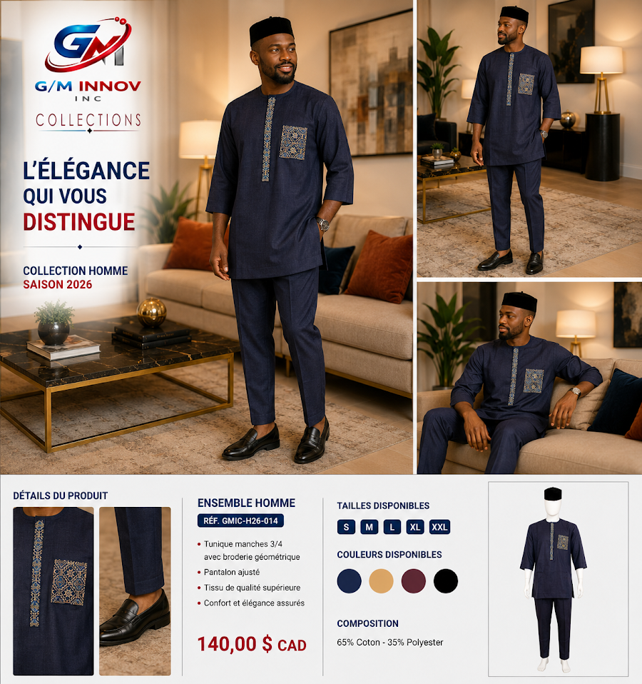 [GMIC-H26-014] Tenue africaine authentique