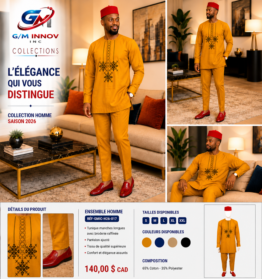 [GMIC-H26-017] Tenue africaine authentique
