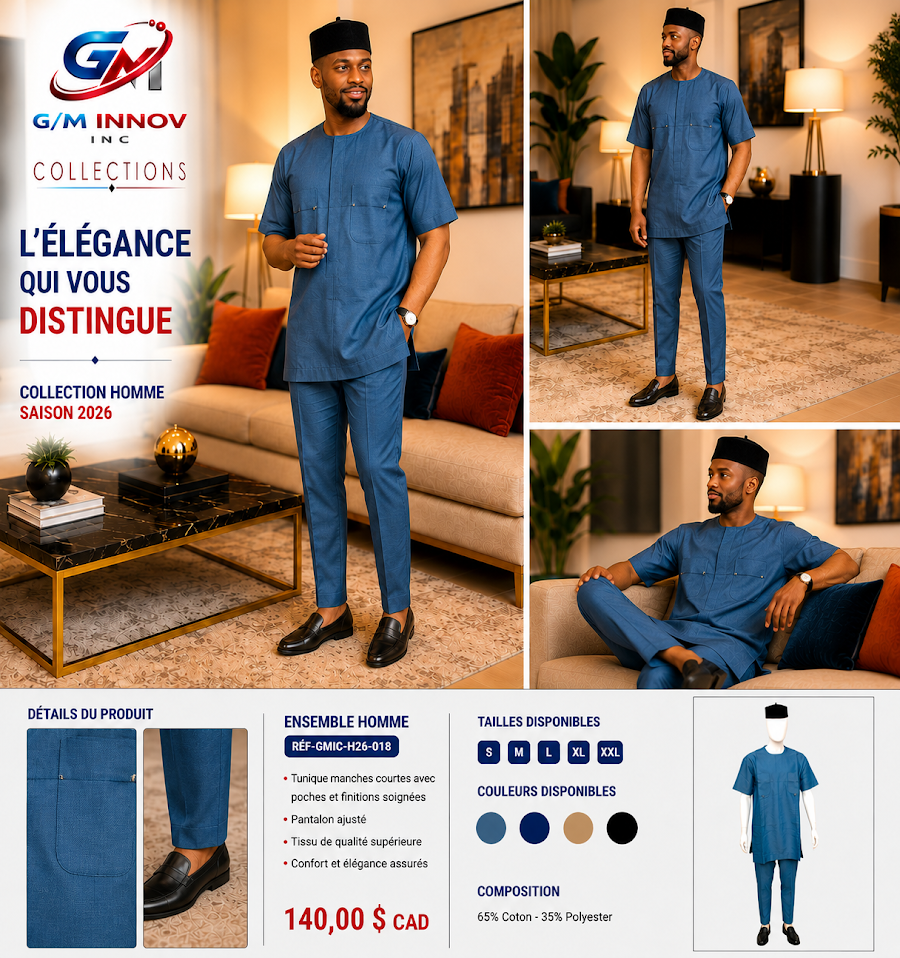 [GMIC-H26-018] Tenue africaine authentique