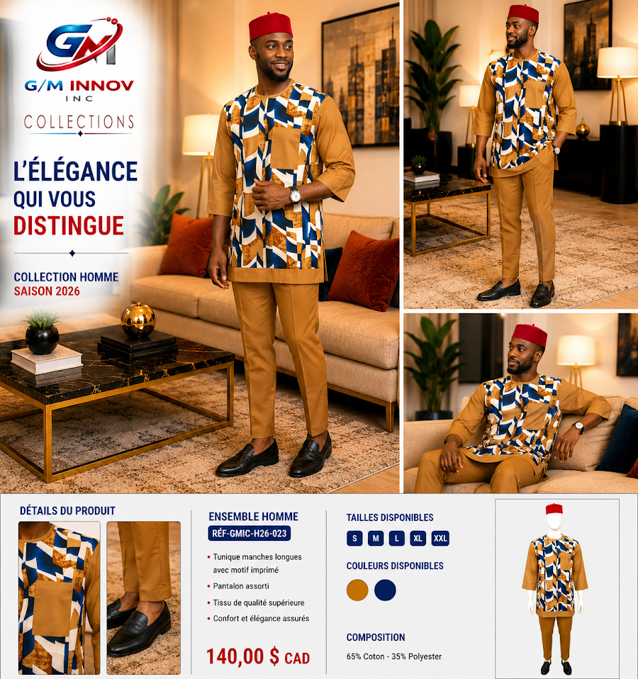 Tenue africaine authentique