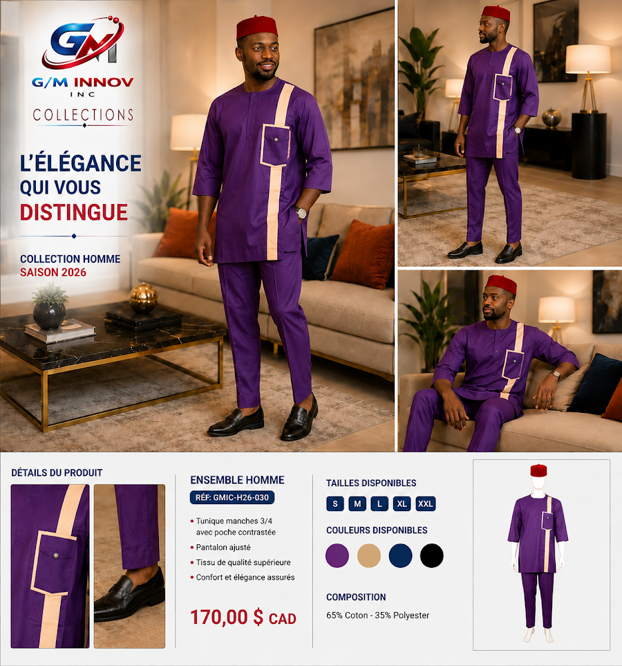 Tenue africaine authentique