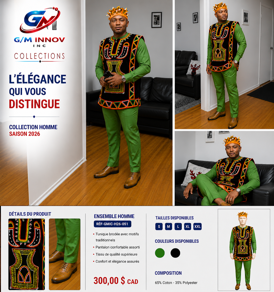 Tenue africaine authentique